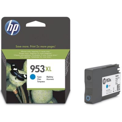 hp 953XL High Yield Original Ink Cartridge, 25 x 114 x 126 mm, 1600 Pages, Cyan